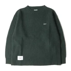 新品 WTAPS ダブルタップス ニット サイズ:M 19AW ワッフル ウール ニット セーター WAFFLE SWEATER オリーブドラブ トップス カジュアル 長袖 ストリート ミリタリー ブランド カジュアルのサムネイル