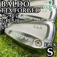 返品OK お買い得品！中古 (6本)BALDO(バルド) TTX フォージド