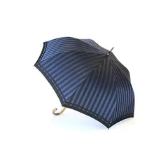 【新着商品】高級甲州織 メンズ 長傘 「Tie」 ストライプ ? 無地 BLUE 青色 江戸時代から１４０年以上の歴史を持つ甲州織の老舗傘メーカー 槙田商店 紳士用 高級傘 1