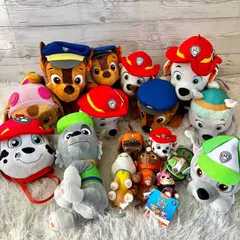 パウパトロール   ぬいぐるみ  大量まとめ売り  17点セット  タグあり多数  キャラクター   グッズ  17