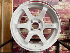 新品4本セット 在庫あり！RAYS VOLKRACING TE37 SONIC タイムアタックエディション！鍛造！軽量！15インチ 7J +26 PCD100-4H ロードスター