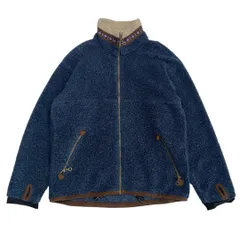 älf（アルフ）USA製 90s フリースジャケット ネイビー Mサイズ