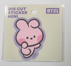 BT21 minini 다이컷 스티커 미니 /(7)COOKY