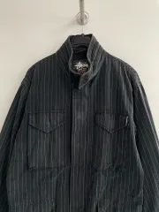 Stüssy 黒 ワークジャケット SMALL stussy ストゥーシー 2025年最新】stussy ワークジャケットの人気アイテム - メルカリ