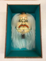 【フォロー割対象商品】島根の特産品　石見大田の飾面　張子の面　魔除飾面　【烏天狗面】古民芸　古民具