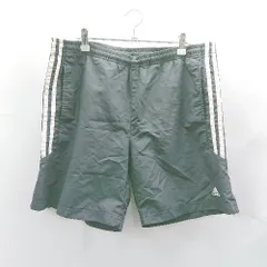 ◇ ΘΦ adidas アディダス ハーフパンツ サイズL ブラック メンズ E  【1503060022368】