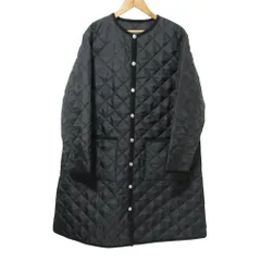 美品 22AW Traditional Weatherwear トラディショナルウェザーウェア ARKLEY LONG2 EX.NANOUNIVERSE キルティングコート 34 ブラック レディース 古着 中古 USED