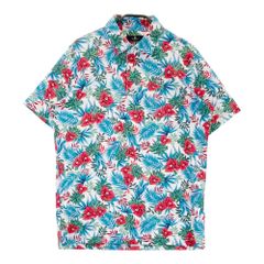 サイズ：L LE COQ GOLF ルコックゴルフ  中綿ライナー付き ジャケット 総柄 レッド系 [240101399048] ゴルフウェア メンズ ストスト LE COQ GOLF ルコックゴルフ 中綿ライナー付き ジャケット 総柄