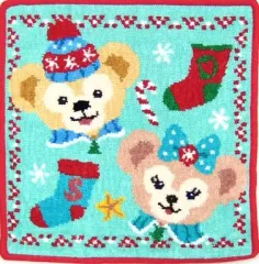 【中古】タオル・手ぬぐい(キャラクター) ダッフィー＆シェリーメイ ミニタオル 「ダッフィーのクリスマス2011」 東京ディズニーシー限定