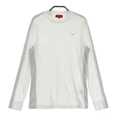サイズ：L CALLAWAY キャロウェイ レッドレーベル ハイネック長袖Tシャツ  ホワイト系 [240101434646] ゴルフウェア レディース ストスト