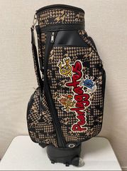 韓国パーリーゲイツキャディバッグブラックキャスター付き