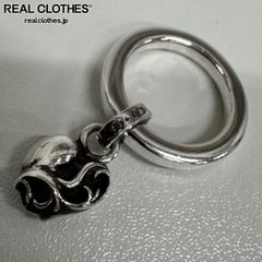 【インボイス原本】CHROME HEARTS/クロムハーツ STACK HEART スタックハート ドロップリング