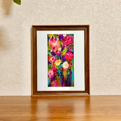 ☆Cami Boyett（新品☆額縁付アートポスターキャミ・ボイエット）☆花の絵☆自然美☆風景画☆抽象画☆SUNDAY☆497