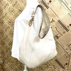 マイケルコース ショルダーバッグ 革 白 旅行 メッセンジャー FX189