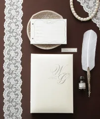 カード式ゲストブック カード60枚入り ジュエル 結婚式 芳名帳