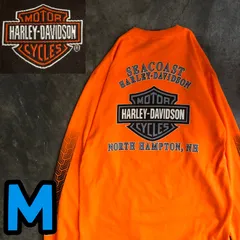 T5618 HARLEY-DAVIDSON プリントTシャツ ロンT 古着