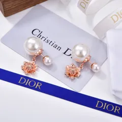 2024年最新】dior ピアス ピンクゴールドの人気アイテム - メルカリ