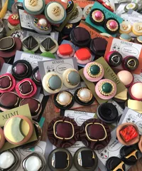 ヴィンテージオリジナルカボション　ボタンまとめ売り　カボションセット　10ペア