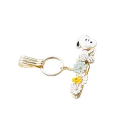 [スリーカラット] PEANUTS バッグキークリップ スヌーピーとデイジー SNOOPY スヌーピー キークリップ キーホルダー バッグチャーム 