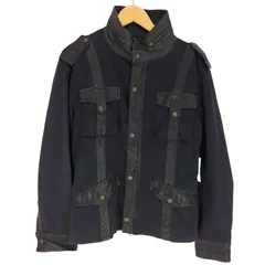モルガンオム MORGAN HOMME レザー切替コットンミリタリージャケット メンズ JPN：XL のサムネイル
