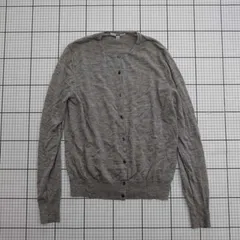 ◇ ⊂  ユニクロ カーディガン グレー系 Lサイズ レディース E  【1509100021810】