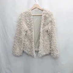 ◇ ⊆ GRL シンプル 長袖 ボアジャケット サイズFREE グレー系 レディース E  【1505220005341】