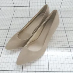◇ ⊇ VIVIAN ビビアン シンプル ポインテッドトゥパンプス サイズ24 ベージュ系 レディース E  【1508250016196】