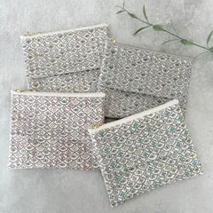 大人可愛いリバティプリントのポケットティッシュケース/フォレストウェーブ/ハンドメイド