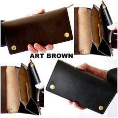 ARTBROWN 　アートブラウン　長財布　ウォレットトラッカーズ　クロムエクセル　メンズ　財布　ロングウォレット　VGW00105AB