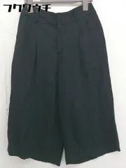 ◇ Spick & Span スピック アンド スパン リネン混 ハーフパンツ サイズ34 ブラック レディース  【1110050006088】