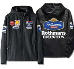 Rothmans HONDA ロスマンズ レーシング ホンダ切り替え革スタジャン 極美品✨Rothmans ロスマンズ ホンダ レーシングジャケット