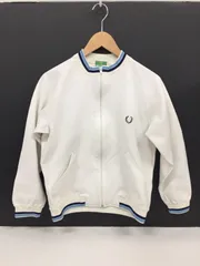 FRED PERRY　80’s　ノーカラートラックジャケット　ヴィンテージ【M128-20250412-02KS】