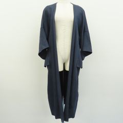 新品☆MITTAN☆藍×アーモンド ラオスコットン羽織り ロング - メルカリ