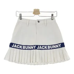 サイズ：0 JACK BUNNY ジャックバニー プリーツ切替 インナー付き ストレッチスカート  ホワイト系 [240101516191] ゴルフウェア レディース ストスト