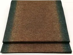 平和屋着物◎全通柄袋帯　霞間道　金糸　正絹　逸品　CAAV5928id