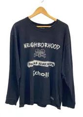 ショット SCHOTT ×NEIGHBORHOOD 長袖 Tシャツ S ロゴ Schott x NEIGHBORHOOD LS T-SHIRT / BLACK (SCHC-H-055