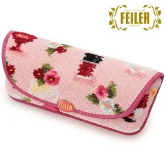 FEILER フェイラー メガネケース レディアネモネ メガネ拭き