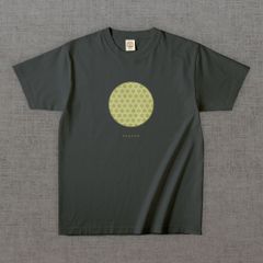 和柄Tシャツ　籠目 -彩・円-