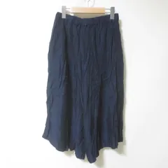 s755　zucca　ズッカ　ネイビー　キュロットスカート　ガウチョパンツ　Sのサムネイル