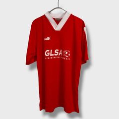 90s☆PUMA☆プーマ☆サッカー☆Vネックゲームシャツ