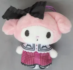 【中古】キーホルダー マイメロディ(A) ピンク×ブラックマスコット 「マイメロディ・クロミ」
