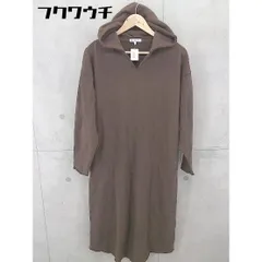 ◇ GLOBAL WORK グローバルワーク 長袖 ロング ワンピース サイズM ブラウン レディース 【中古】 【1103100019855】