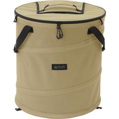 ポップアップトラッシュボックス 容量80L タン キャンプ ゴミ箱 折りたたみ アウトドア VASTLAND（ヴァストランド）
