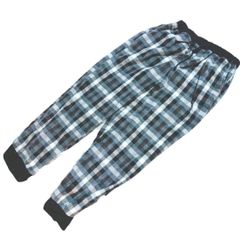 新品　〚SCOTCH BOSS〛　(L)　メンズチェック柄ふわふわ裏起毛パンツ