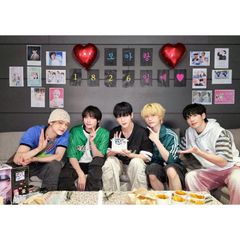 K-POP グッズ TOMORROW X TOGETHER トゥモロー バイ トゥギャザー TXT A4 サイズ ラミネート加工 ハングル 反切表つき 下敷き オリジナル 勉強