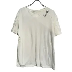 SAINT LAURENT (サンローラン) ② 手書きプリントロゴTEE レディース ホワイト S