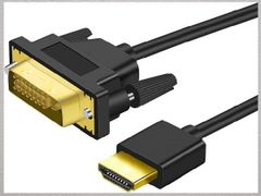 Twozoh 4K HDMI DVI 変換ケーブル 1M 新品 双方向対応 DVI HDMI 変換 ケーブル 柔らか 軽量 1.4規格 1080P / 4K @60HZ 対応