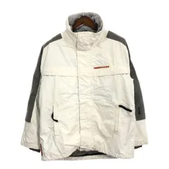 PRADA プラダ アクティブスポーツ Art.SGB319 ナイロンジャケット ホワイト (メンズ M相当) 中古 古着 R6199