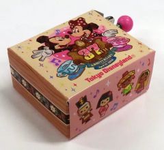 ディズニーお土産品 ミニーマウス 手巻きオルゴール 動作確認済み