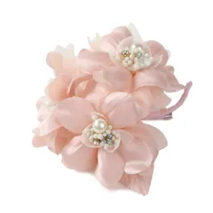 【新着商品】ブローチ クリップ 三つ花コサージュ 2WAY フォーマル 入学式 華やか 卒業式 結婚式 ハレの日に [クレインズコレクション] パール & ラインストーン